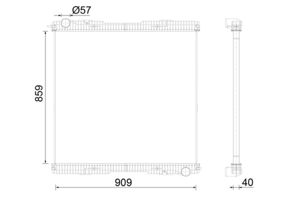 Mahle Original Radiateur CR 2151 000S