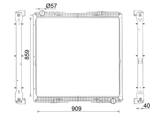 Mahle Original Radiateur CR 2151 001S