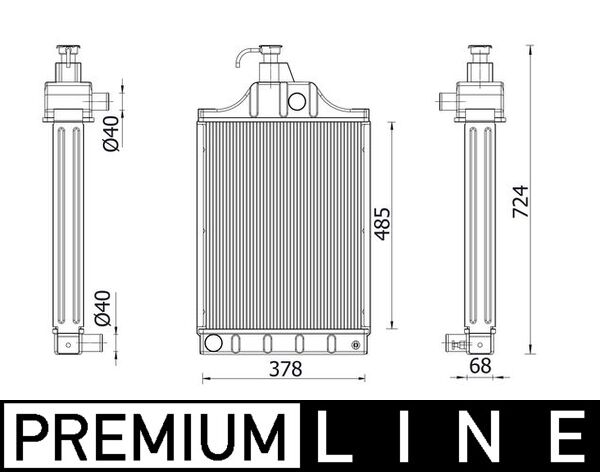 Mahle Original Radiateur CR 2399 000P