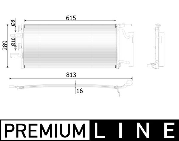 Mahle Original Airco condensor AC 893 000P