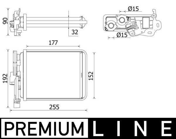 Mahle Original Kachelradiateur AH 38 000P