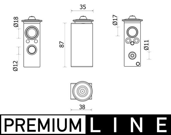 Mahle Original Airco expansieklep AVE 146 000P