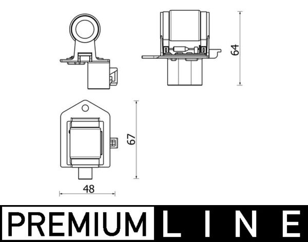 Mahle Original Kachel-/voorschakelweerstand ABR 156 000P