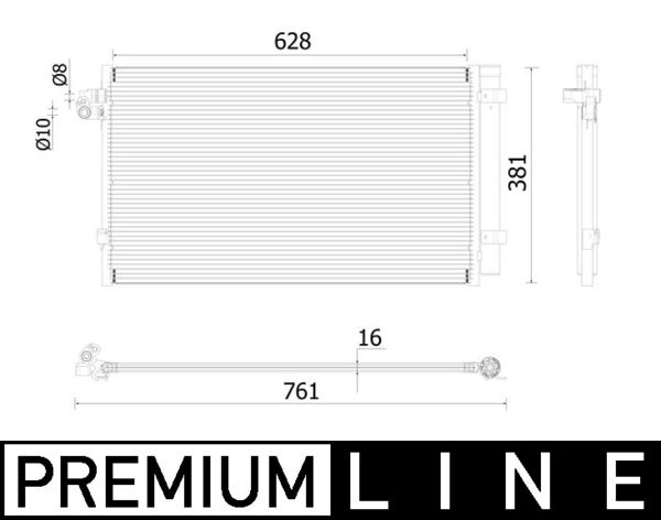 Mahle Original Airco condensor AC 99 000P