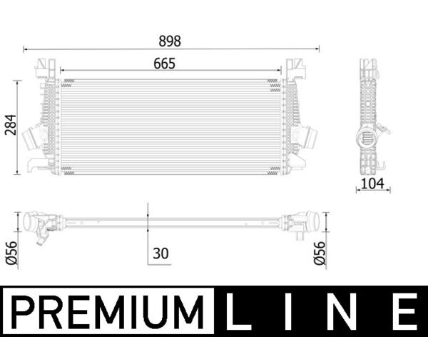 Mahle Original Interkoeler CI 515 000P