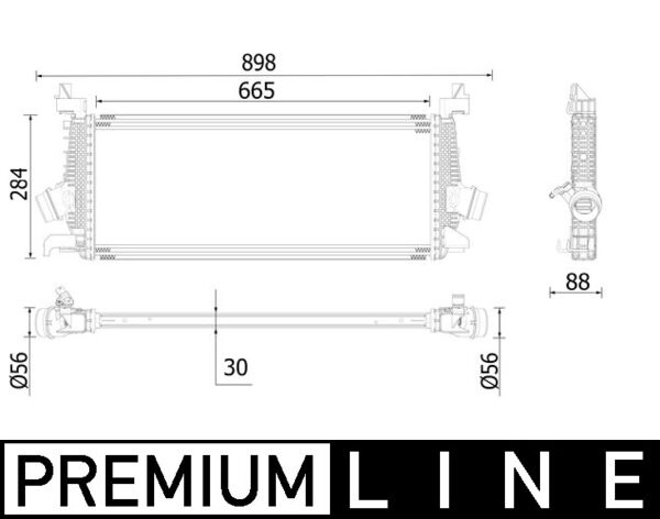 Mahle Original Interkoeler CI 542 000P