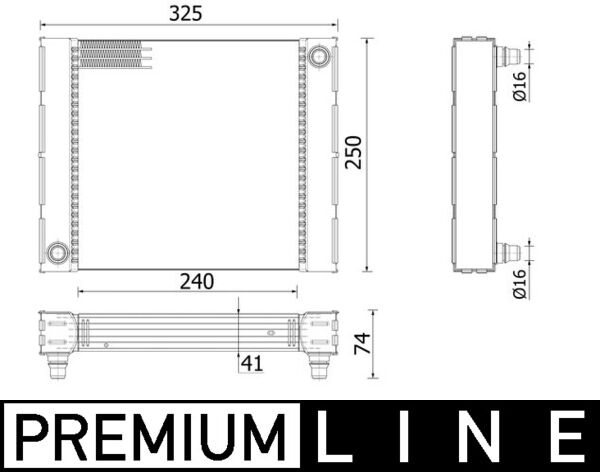 Mahle Original Radiateur CR 940 000P