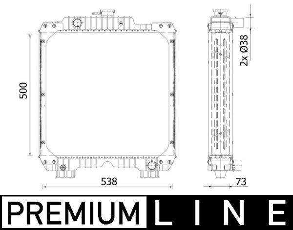 Mahle Original Radiateur CR 2292 000P