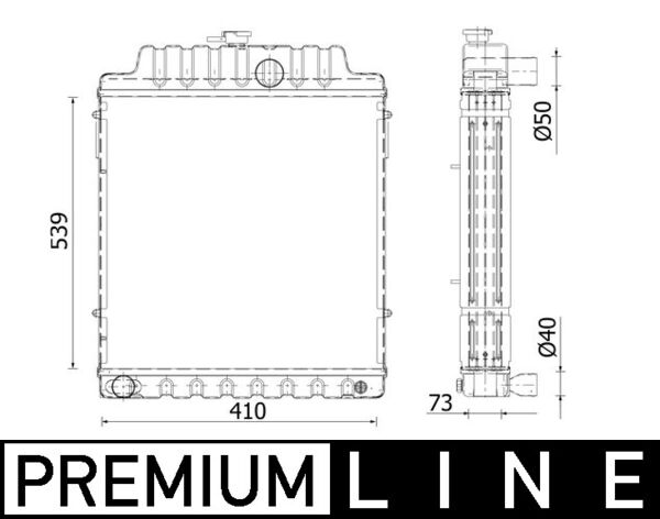 Mahle Original Radiateur CR 2300 000P