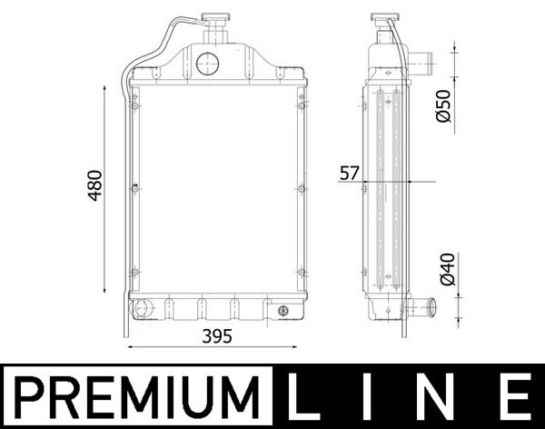 Mahle Original Radiateur CR 2301 000P