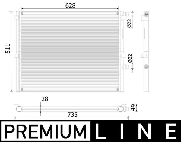 Mahle Original Radiateur CR 2307 000P