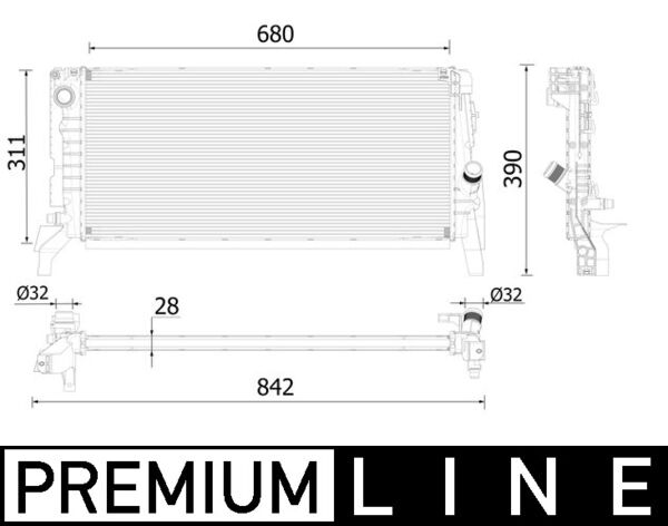 Mahle Original Radiateur CR 2311 000P