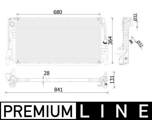 Mahle Original Radiateur CR 2321 000P