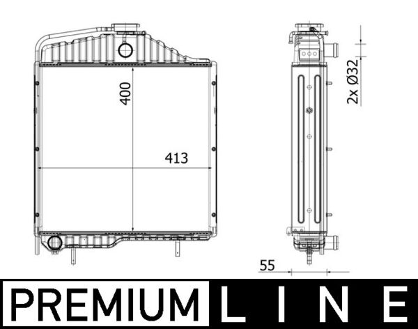 Mahle Original Radiateur CR 2328 000P