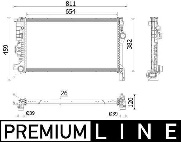 Mahle Original Radiateur CR 2334 000P