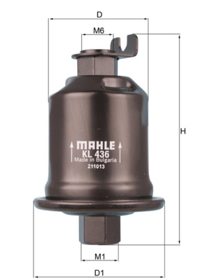 Mahle Original Brandstoffilter KL 436