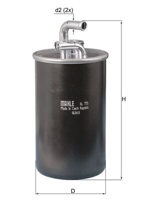 Mahle Original Brandstoffilter KL 775