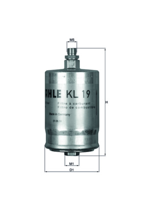 Mahle Original Brandstoffilter KL 19