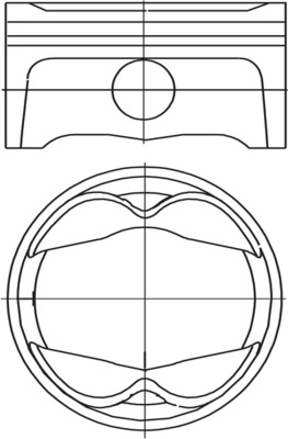 Mahle Original Zuiger 503 PI 00102 001