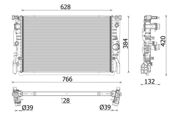 Mahle Original Radiateur CR 2635 000P