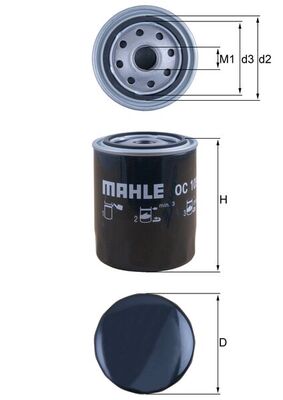 Mahle Original Oliefilter OC 105