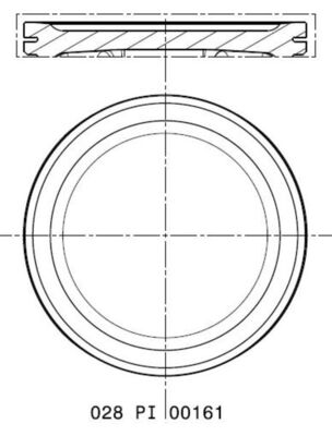 Mahle Original Zuiger 028 PI 00161 001