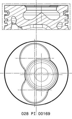 Mahle Original Zuiger 028 PI 00169 002