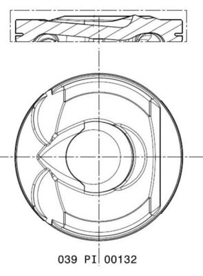 Mahle Original Zuiger 039 PI 00132 002