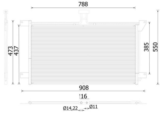 Mahle Original Airco condensor AC 288 001S