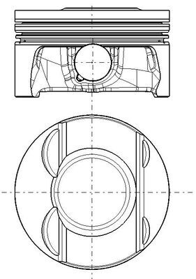 Mahle Original Zuiger 028 PI 00175 000