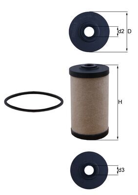 Mahle Original Brandstoffilter KX 43