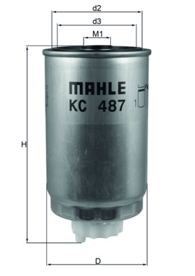 Mahle Original Brandstoffilter KC 487