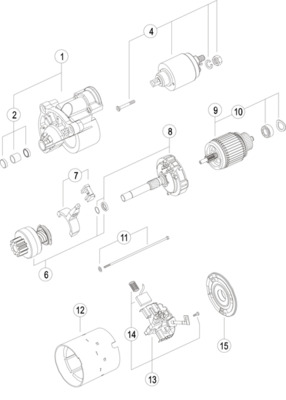 Mahle Original Starter MS 455