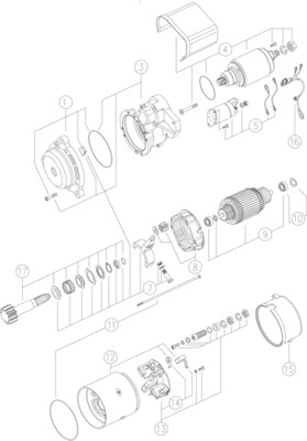 Mahle Original Starter MS 426