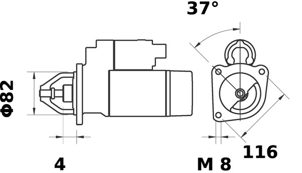 Mahle Original Starter MS 453