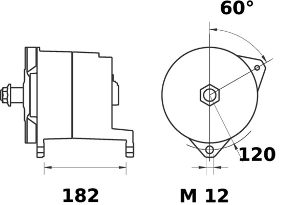 Mahle Original Alternator/Dynamo MG 629