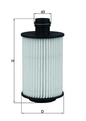 Mahle Original Oliefilter OX 1012D