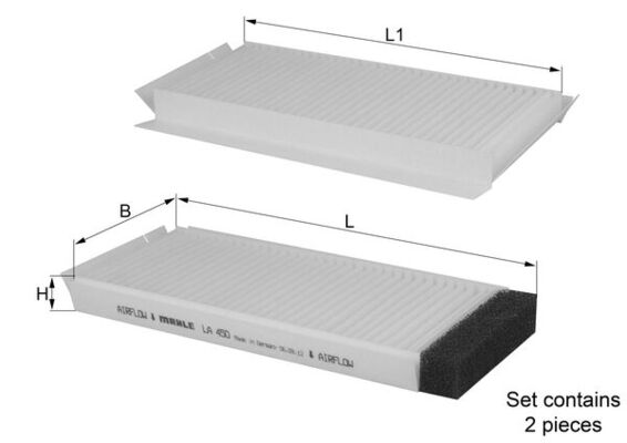 Mahle Original Interieurfilter LA 450/S