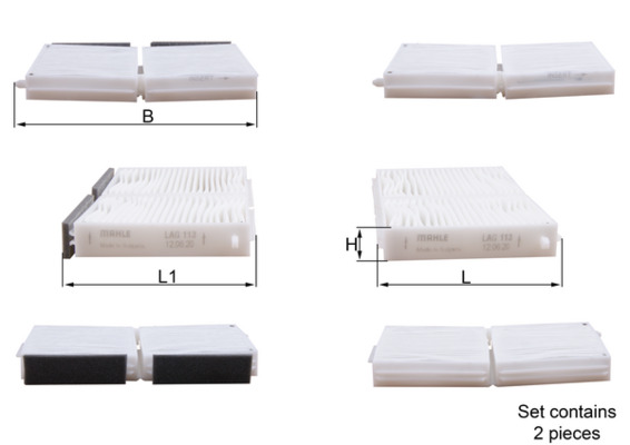 Mahle Original Interieurfilter LAG 113/S