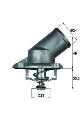 Mahle Original Thermostaat TI 224 92