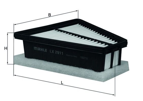 Mahle Original Luchtfilter LX 2911