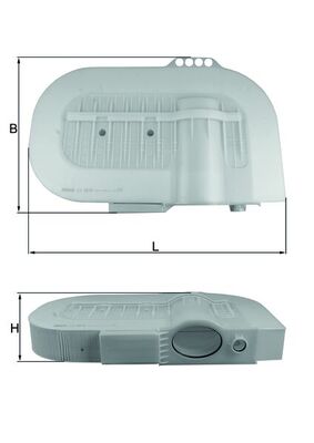 Mahle Original Luchtfilter LX 2810