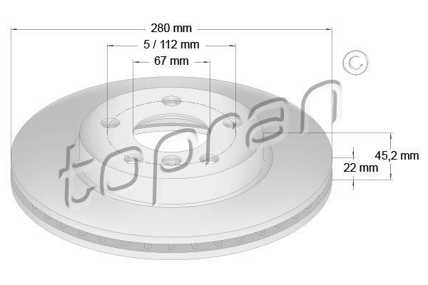 Topran Remschijven 502 566