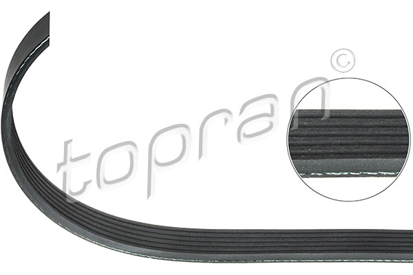 Topran Poly V-riem 100 338