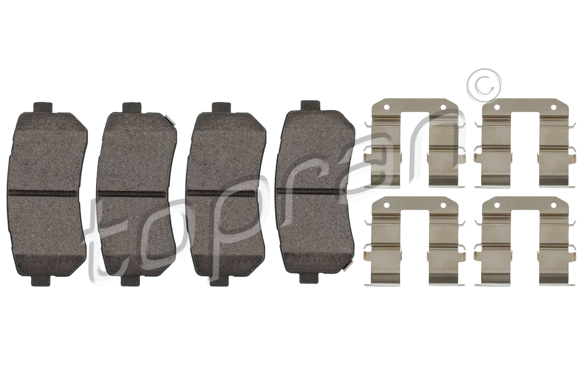 Topran Remblokkenset, schijfrem 821 935