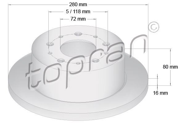 Topran Remschijven 722 596