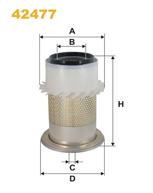 Wix Filters Luchtfilter 42477