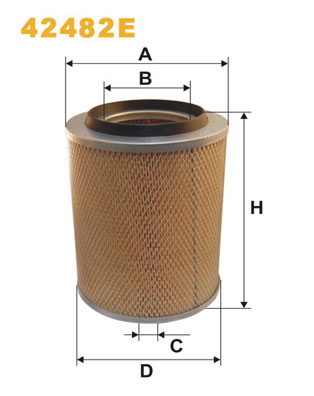 Wix Filters Luchtfilter 42482E