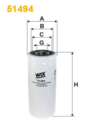 Wix Filters Hydrauliekfilter 51494
