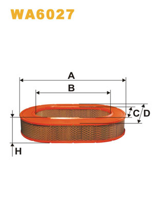 Wix Filters Luchtfilter WA6027